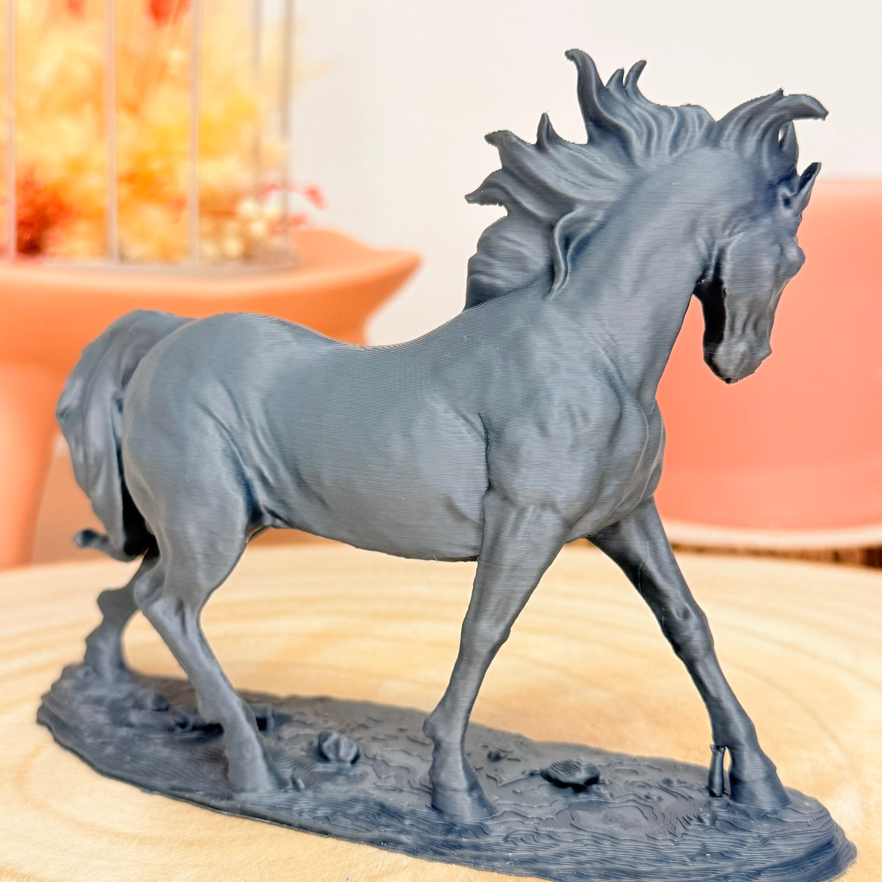 Cheval imprimé en 3D | Figurine 3D - POMM Créations