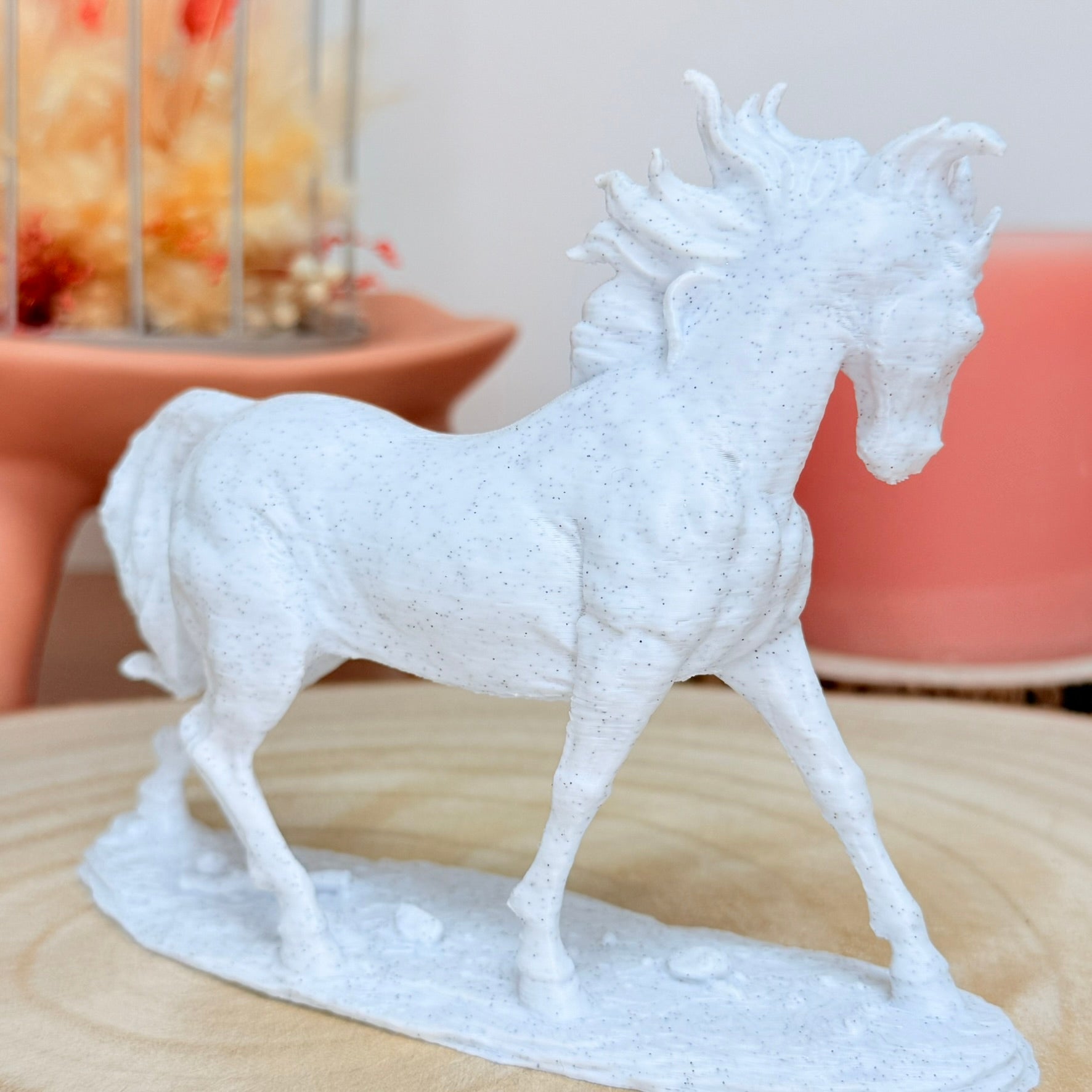 Cheval imprimé en 3D | Figurine 3D - POMM Créations