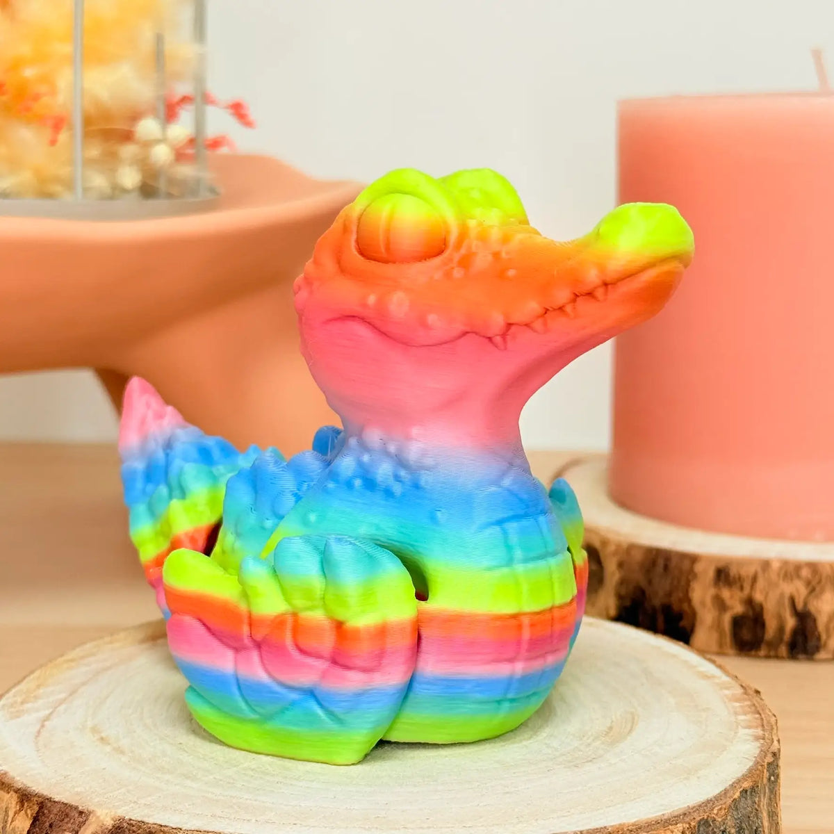 Quackodile, canard-crocodile articulé en 3D – vue 3