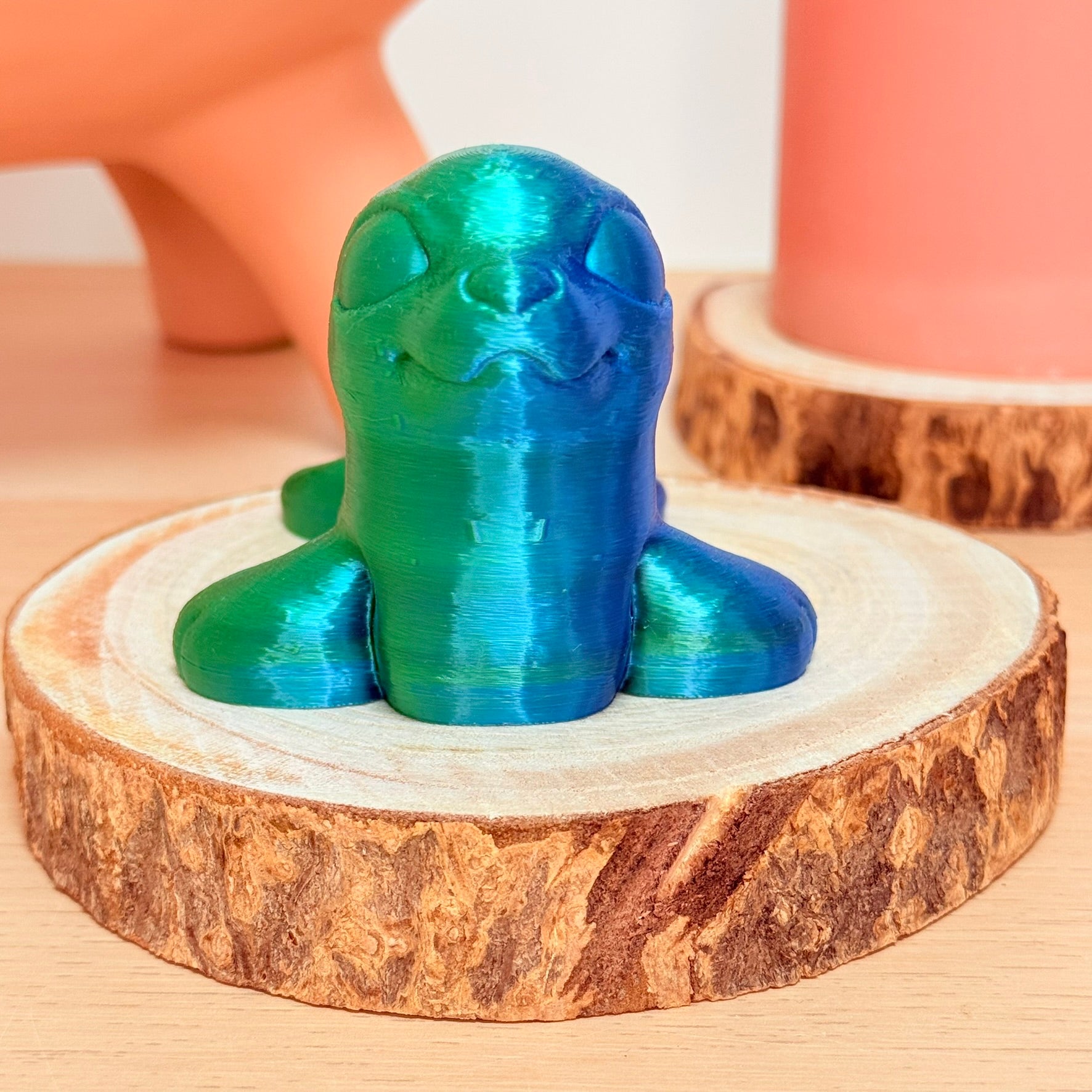 Phoque imprimé en 3D | Figurine 3D - POMM Créations