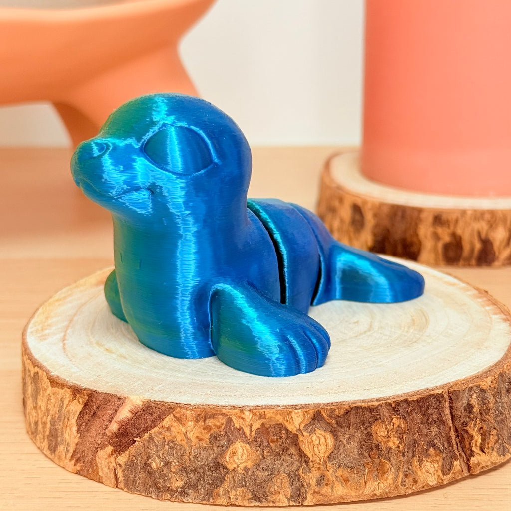Phoque imprimé en 3D | Figurine 3D - POMM Créations