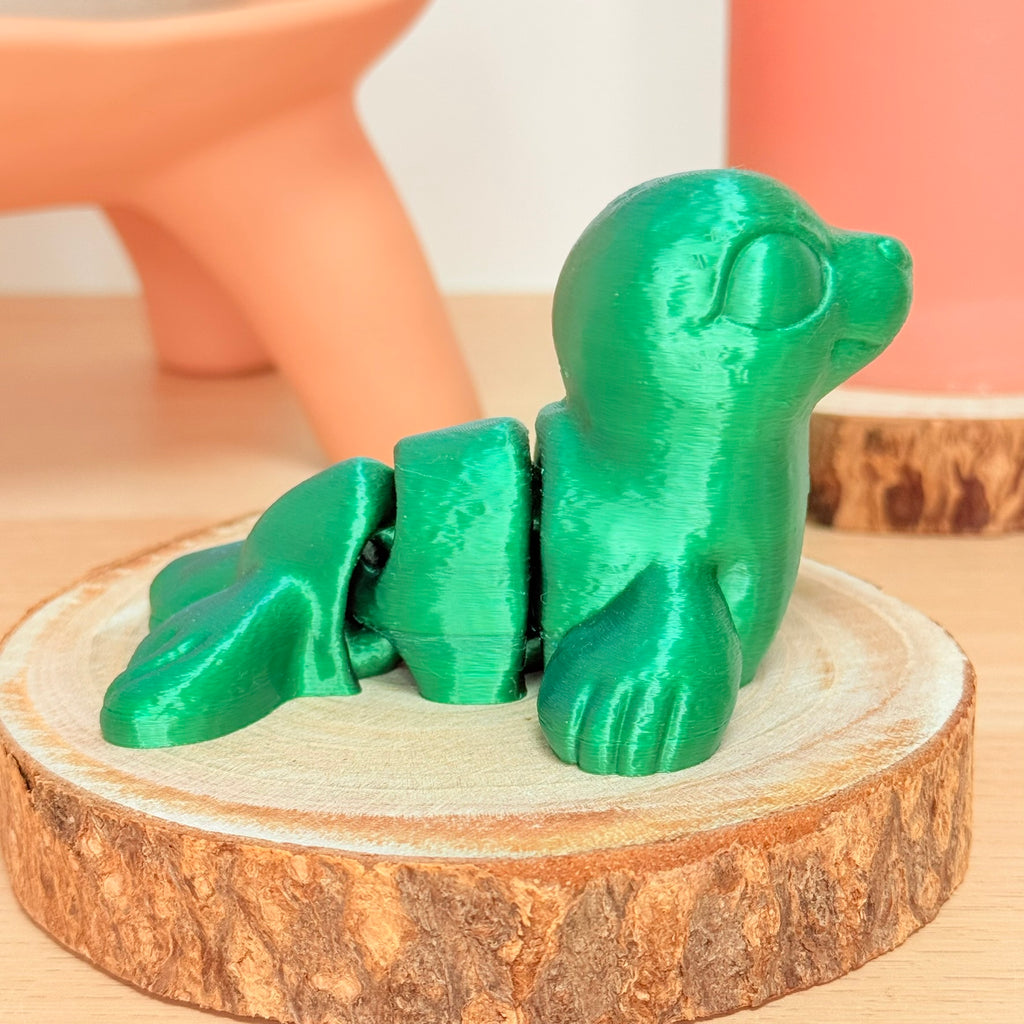 Phoque imprimé en 3D | Figurine 3D - POMM Créations