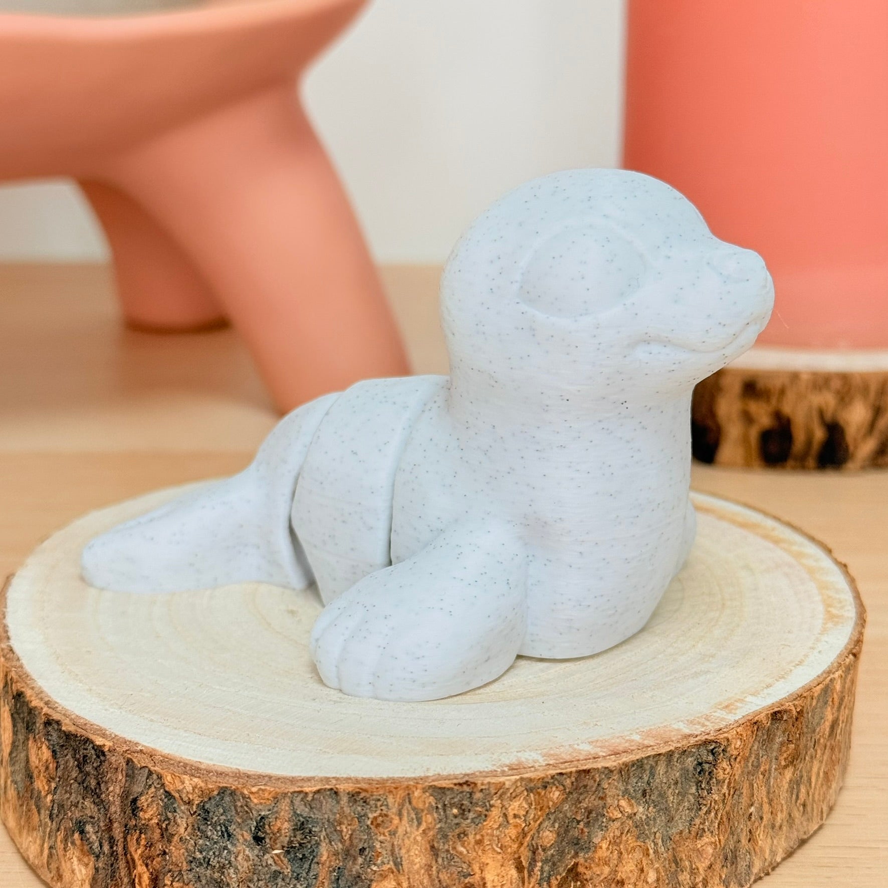 Phoque imprimé en 3D | Figurine 3D - POMM Créations