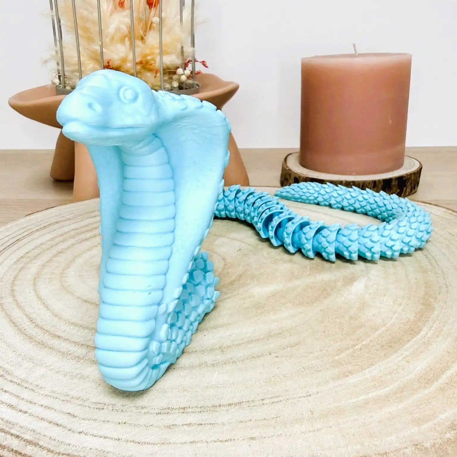 Cobra imprimé en 3D | Figurine 3D - POMM Créations