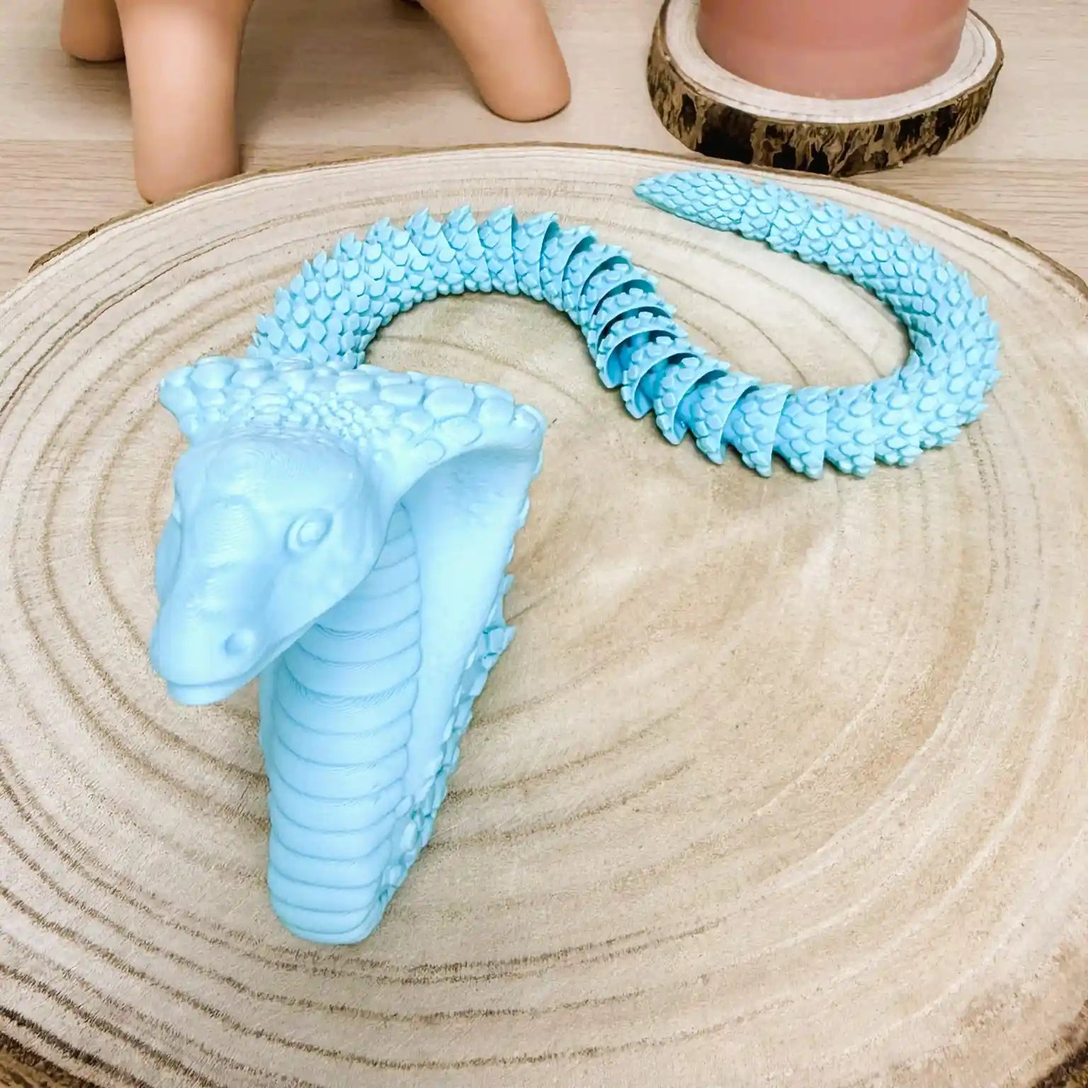 Cobra imprimé en 3D | Figurine 3D - POMM Créations