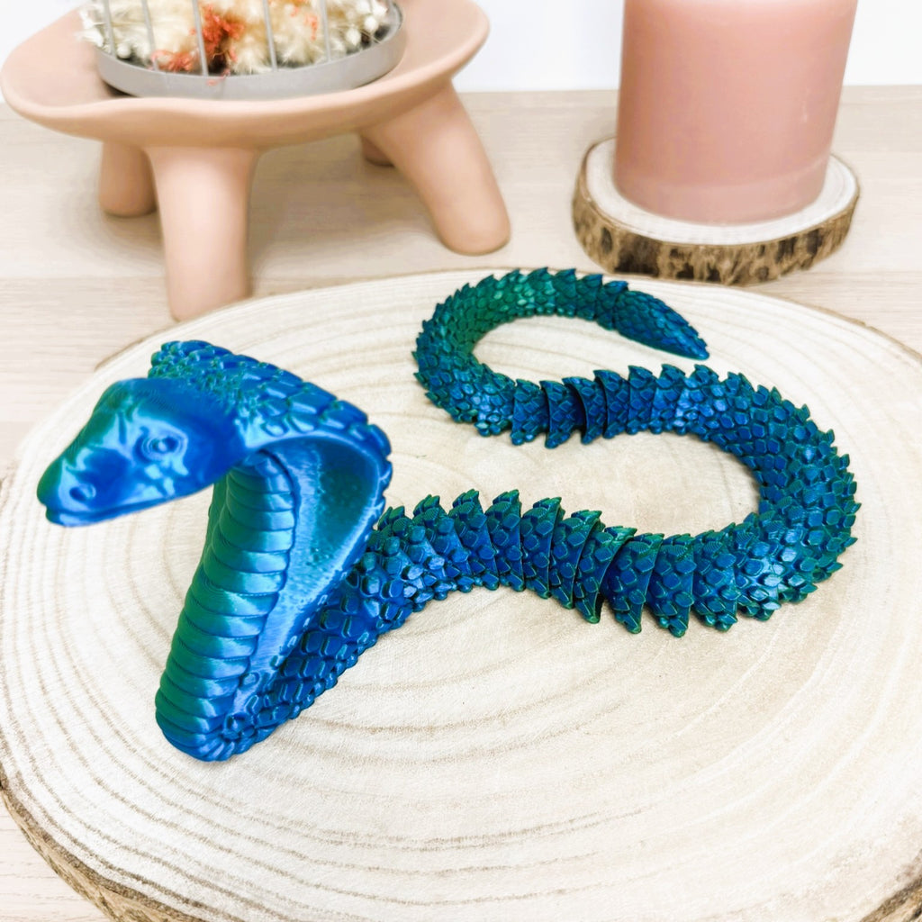 Cobra imprimé en 3D | Figurine 3D - POMM Créations