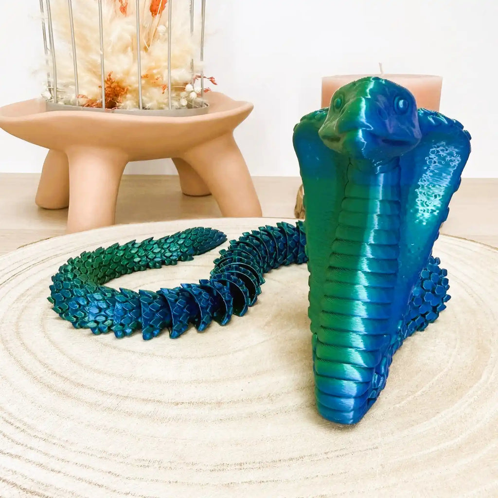 Cobra imprimé en 3D | Figurine 3D - POMM Créations
