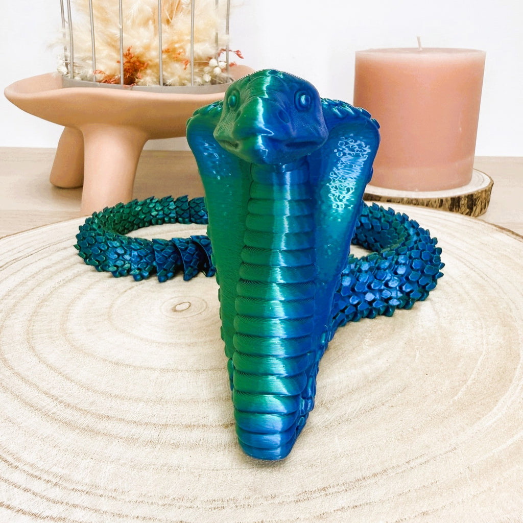 Cobra imprimé en 3D | Figurine 3D - POMM Créations