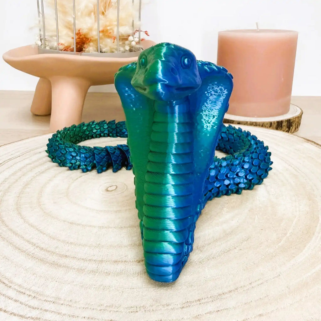 Cobra imprimé en 3D | Figurine 3D - POMM Créations