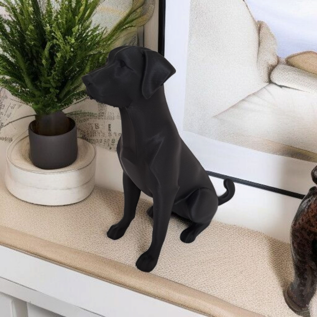 Le chien fidèle, le labrador imprimé en 3D | Figurine 3D - POMM Créations