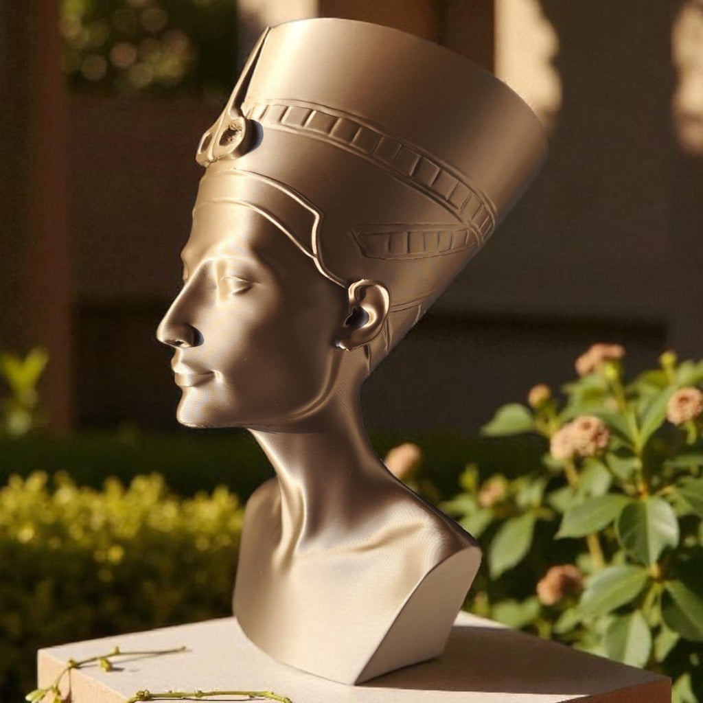 Buste Néfertiti imprimé en 3D | Figurine 3D - POMM Créations
