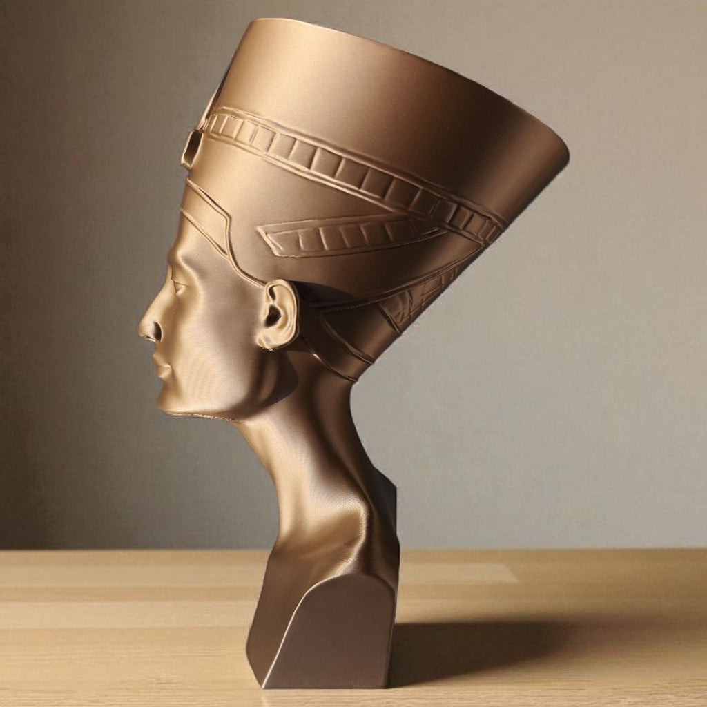 Buste Néfertiti imprimé en 3D | Figurine 3D - POMM Créations