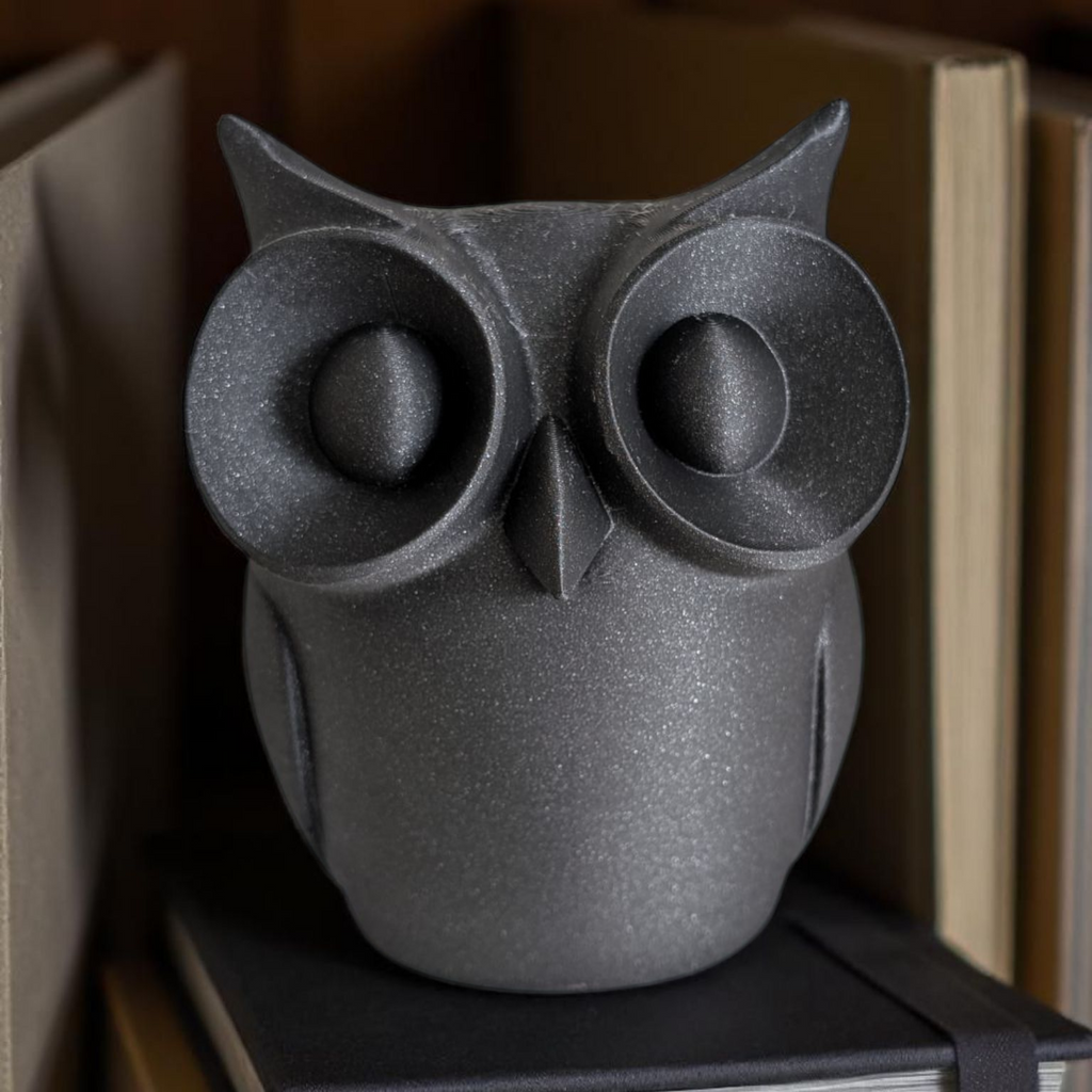 Chouette "Owl" aux grands yeux, la forêt imprimée en 3D | Figurine 3D - POMM Créations
