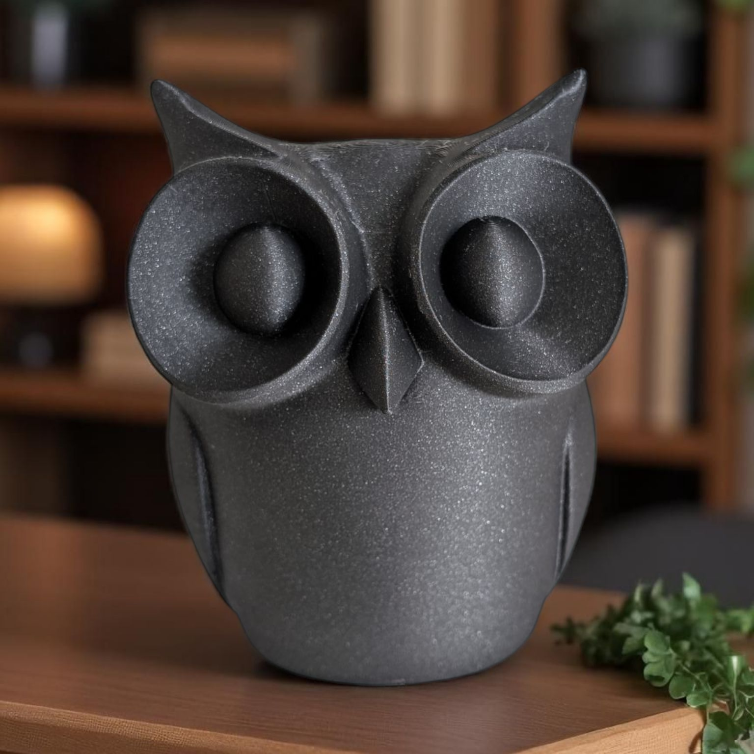 Chouette "Owl" aux grands yeux, la forêt imprimée en 3D | Figurine 3D - POMM Créations