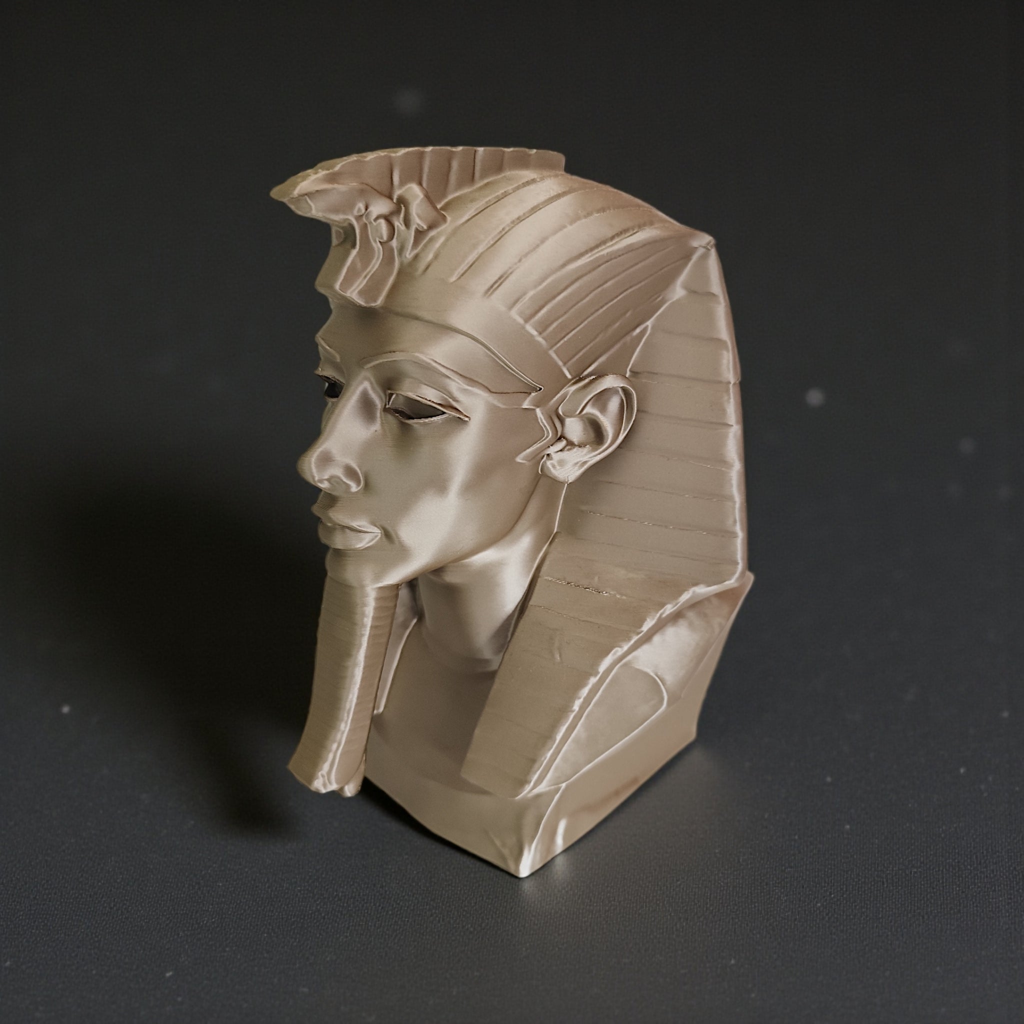 Buste Pharaon imprimé en 3D | Figurine 3D - POMM Créations