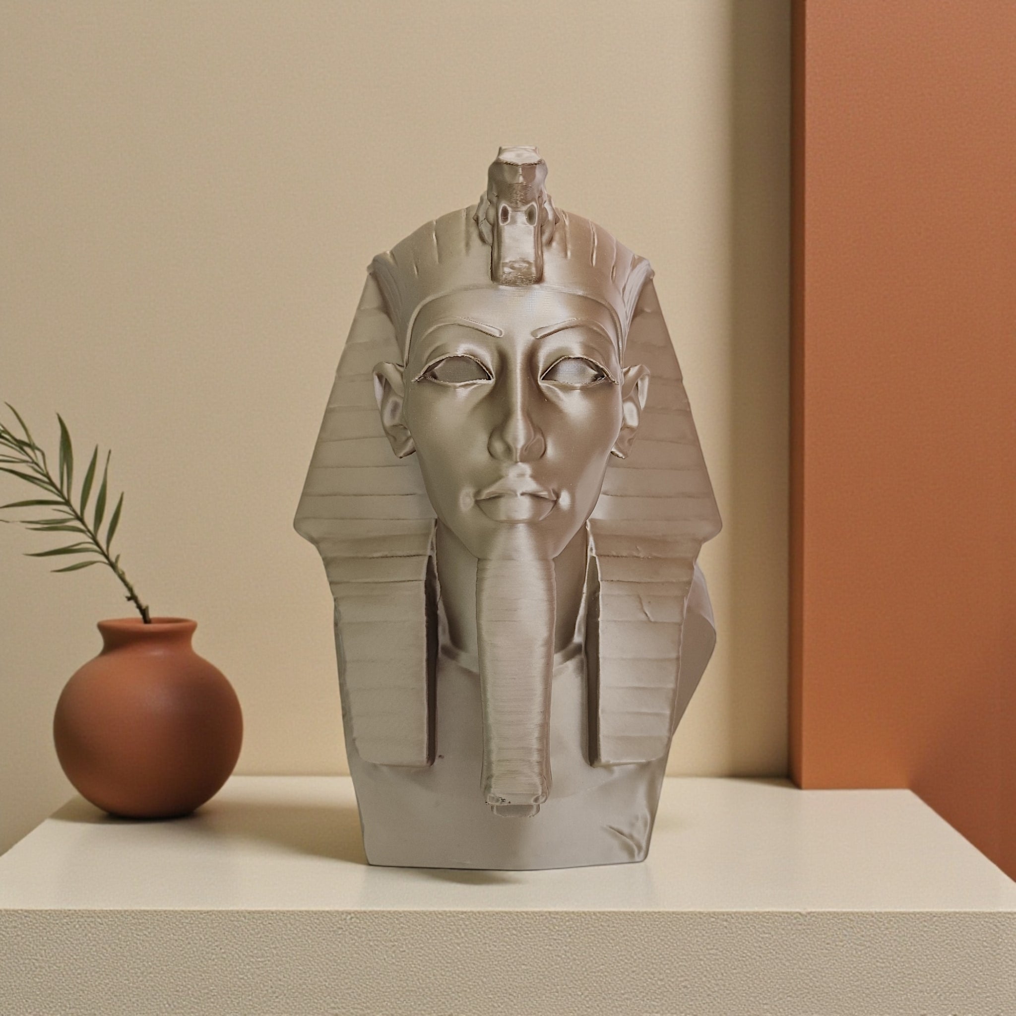 Buste Pharaon imprimé en 3D | Figurine 3D - POMM Créations