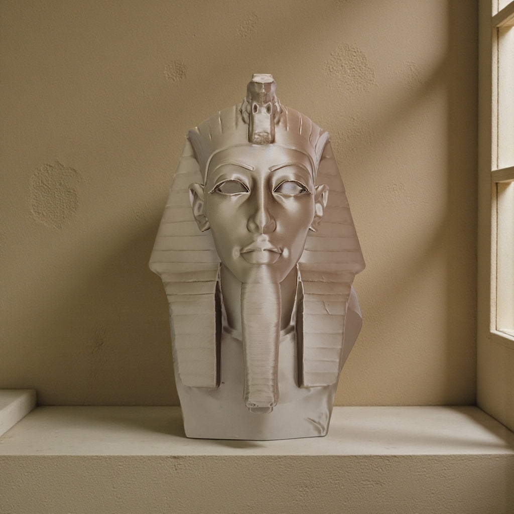 Buste Pharaon imprimé en 3D | Figurine 3D - POMM Créations