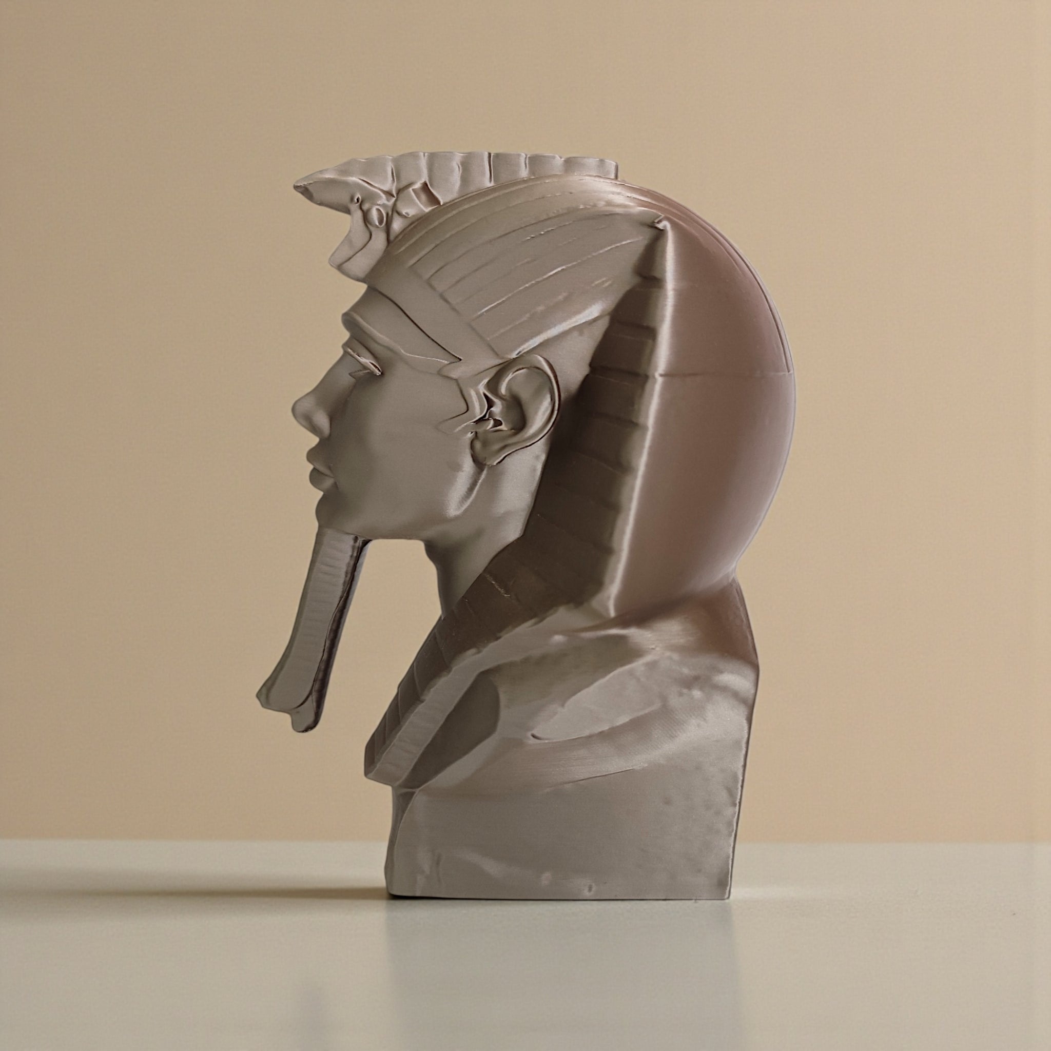 Buste Pharaon imprimé en 3D | Figurine 3D - POMM Créations