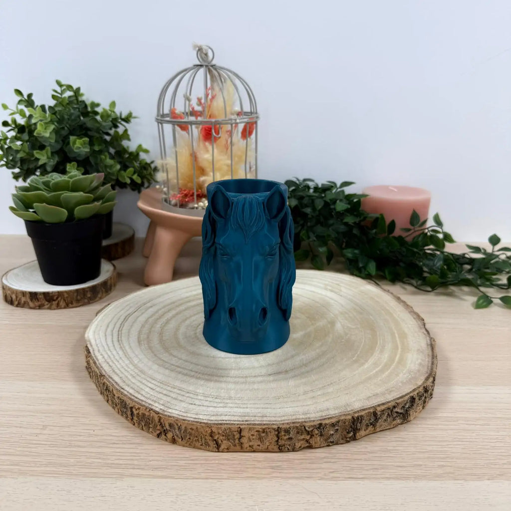 Pot à Crayon Cheval imprimé en 3D | Décoration 3D - POMM Créations