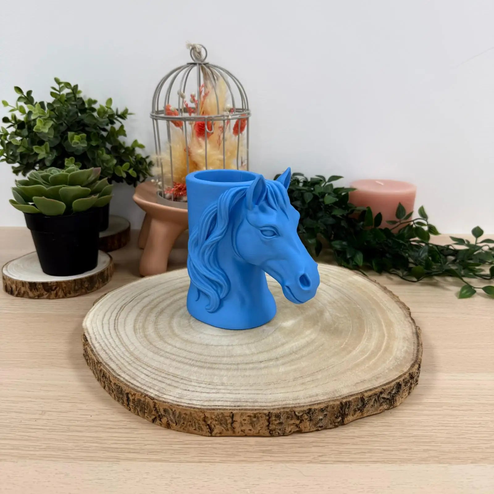 Pot à Crayon Cheval imprimé en 3D | Décoration 3D - POMM Créations