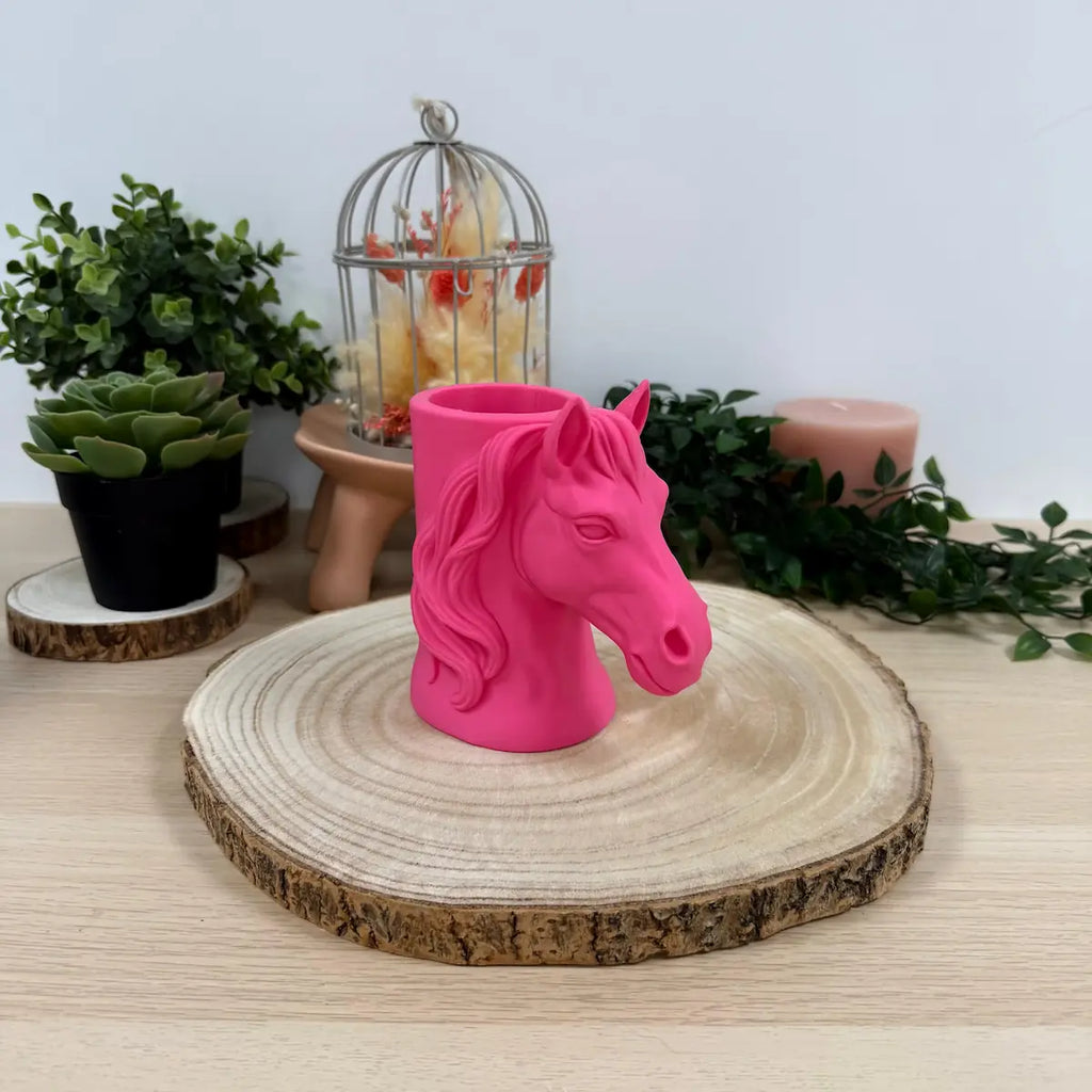 Pot à Crayon Cheval imprimé en 3D | Décoration 3D - POMM Créations