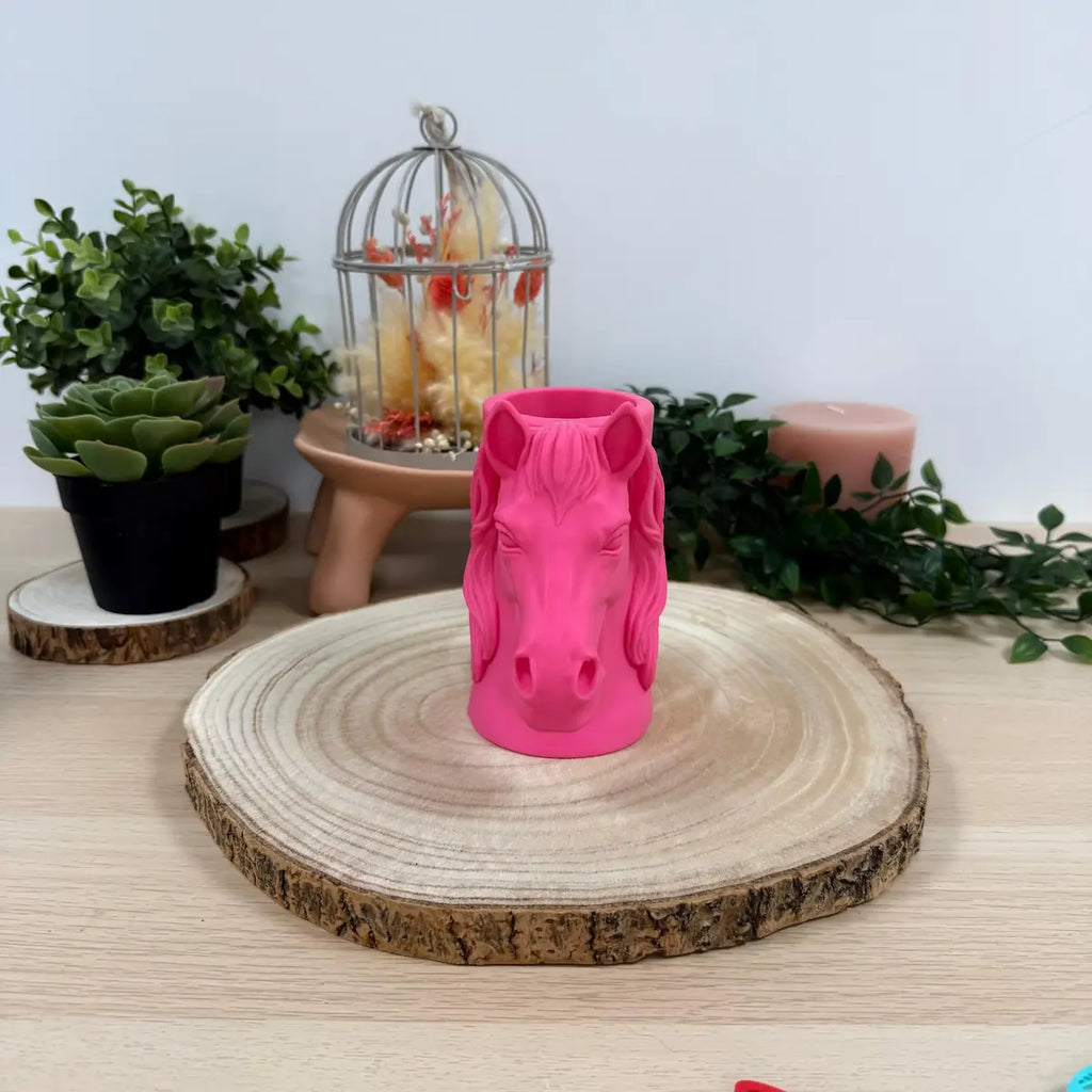Pot à Crayon Cheval imprimé en 3D | Décoration 3D - POMM Créations