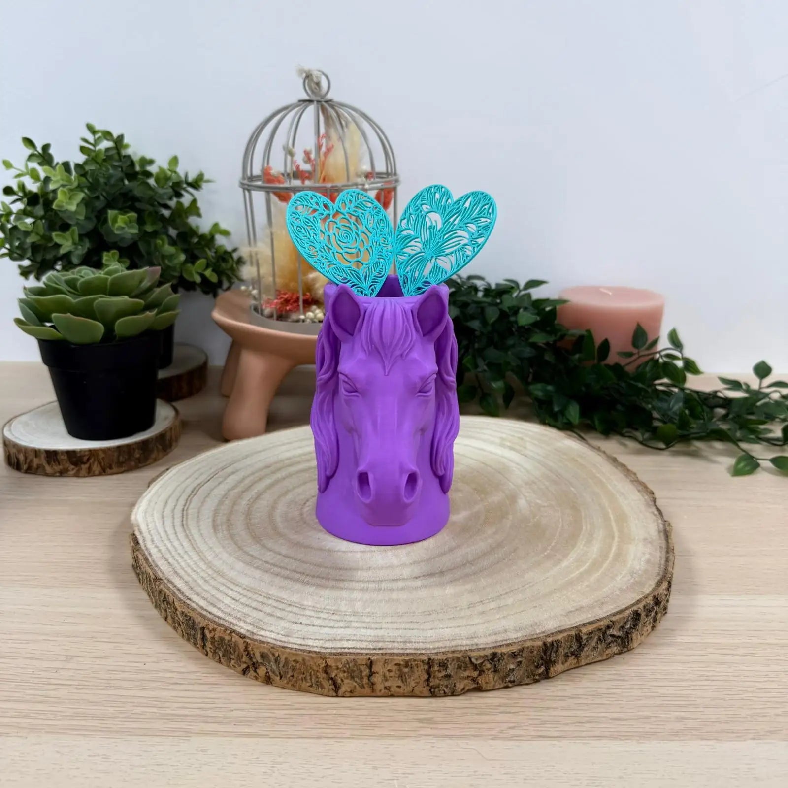 Pot à Crayon Cheval imprimé en 3D | Décoration 3D - POMM Créations