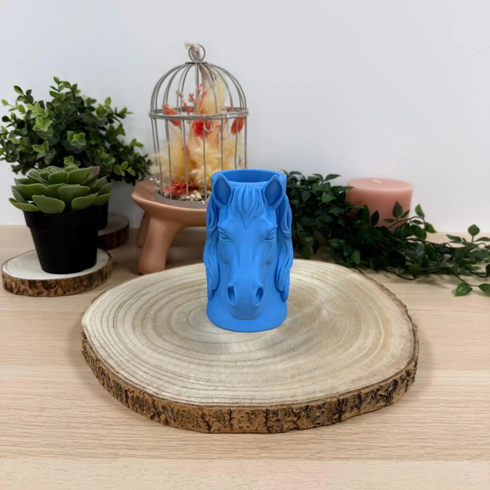 Pot à Crayon Cheval imprimé en 3D | Décoration 3D - POMM Créations