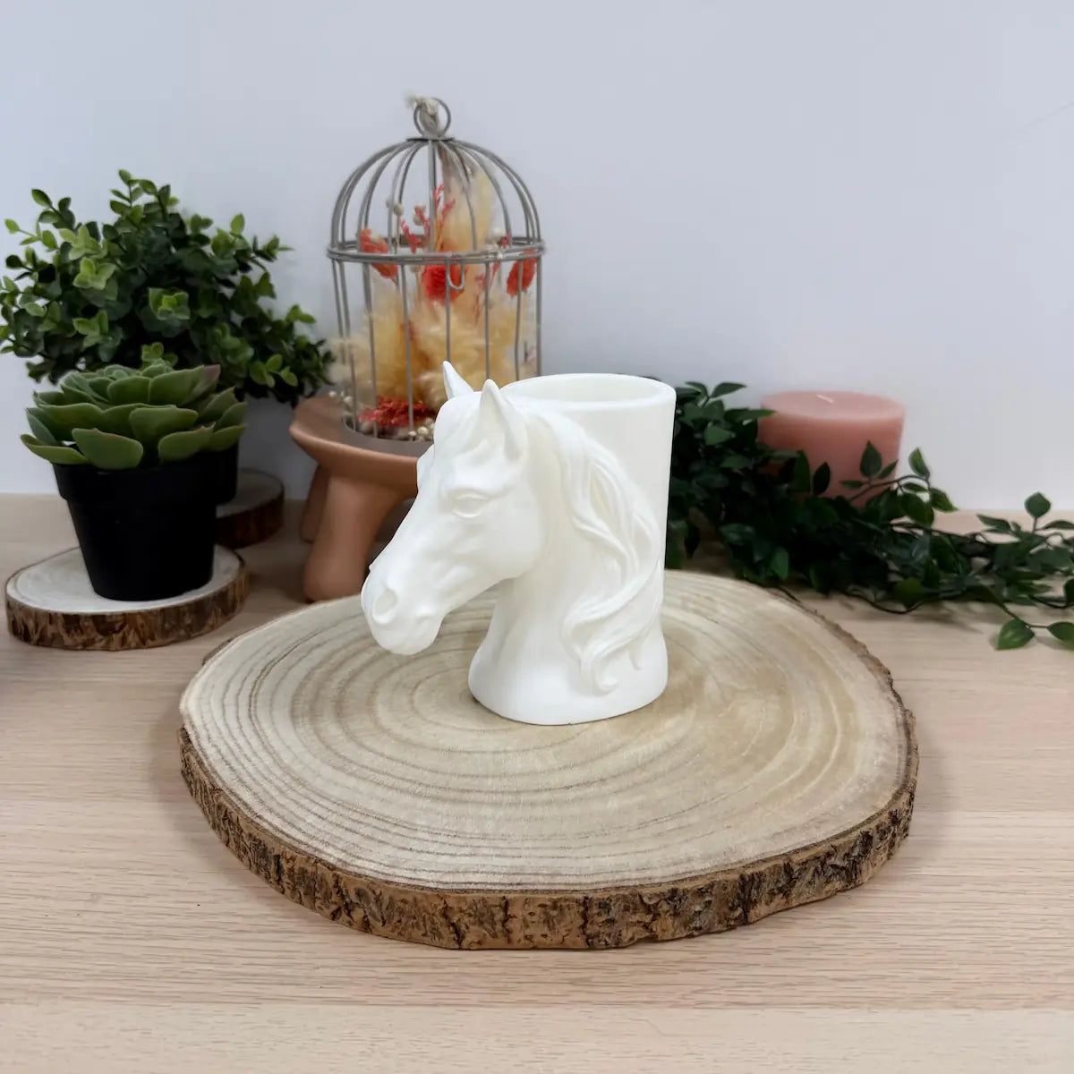 Pot à Crayon Cheval imprimé en 3D | Décoration 3D - POMM Créations