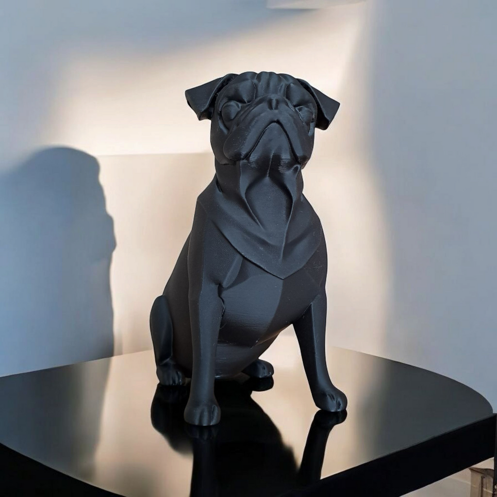 Carlin, le chien imprimé en 3D | Figurine 3D - POMM Créations