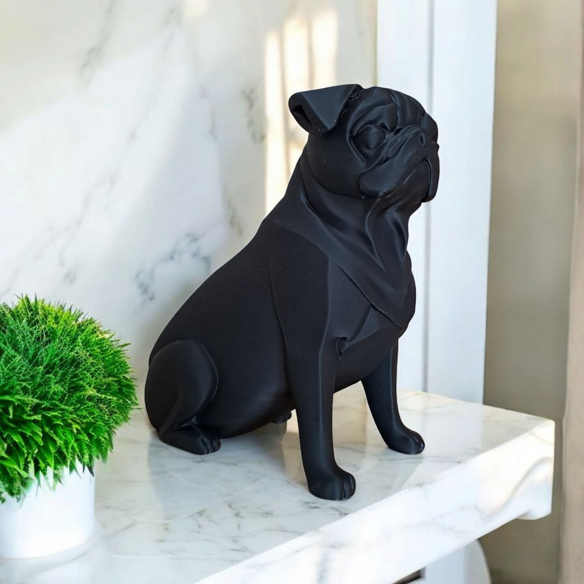 Carlin, le chien imprimé en 3D | Figurine 3D - POMM Créations