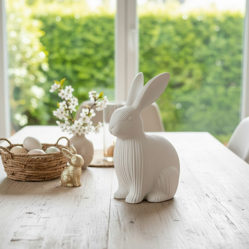 Lapin Paques imprimé en 3D | Figurine 3D - POMM Créations