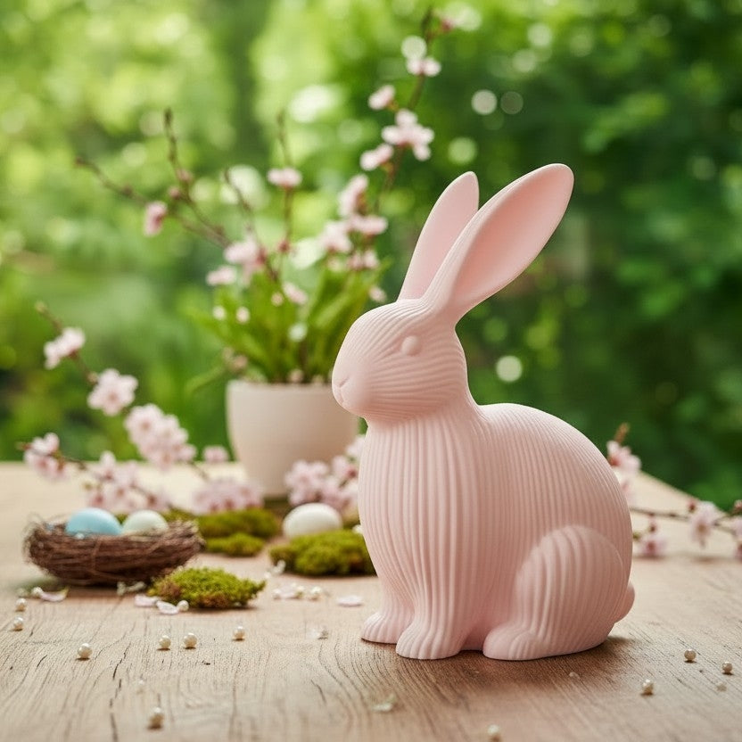 Lapin Paques imprimé en 3D | Figurine 3D - POMM Créations