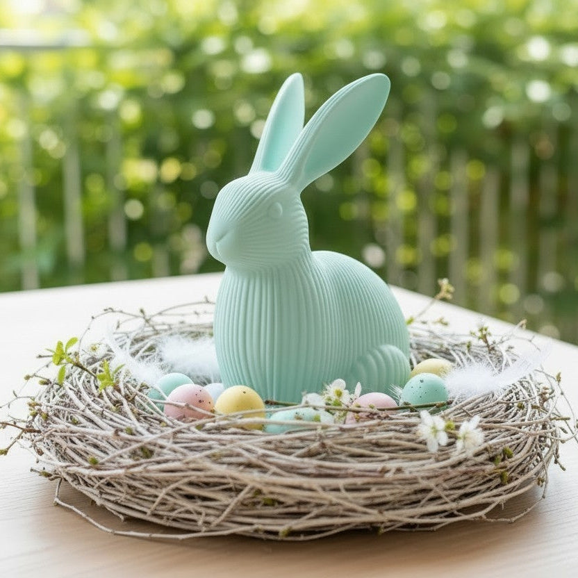 Lapin Paques imprimé en 3D | Figurine 3D - POMM Créations