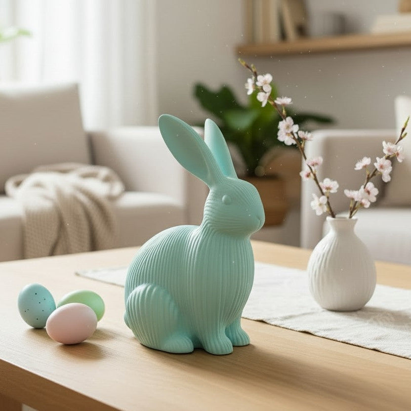 Lapin Paques imprimé en 3D | Figurine 3D - POMM Créations