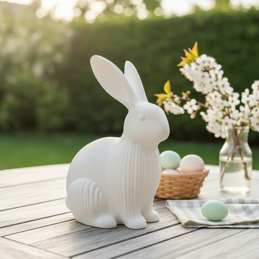 Lapin Paques imprimé en 3D | Figurine 3D - POMM Créations