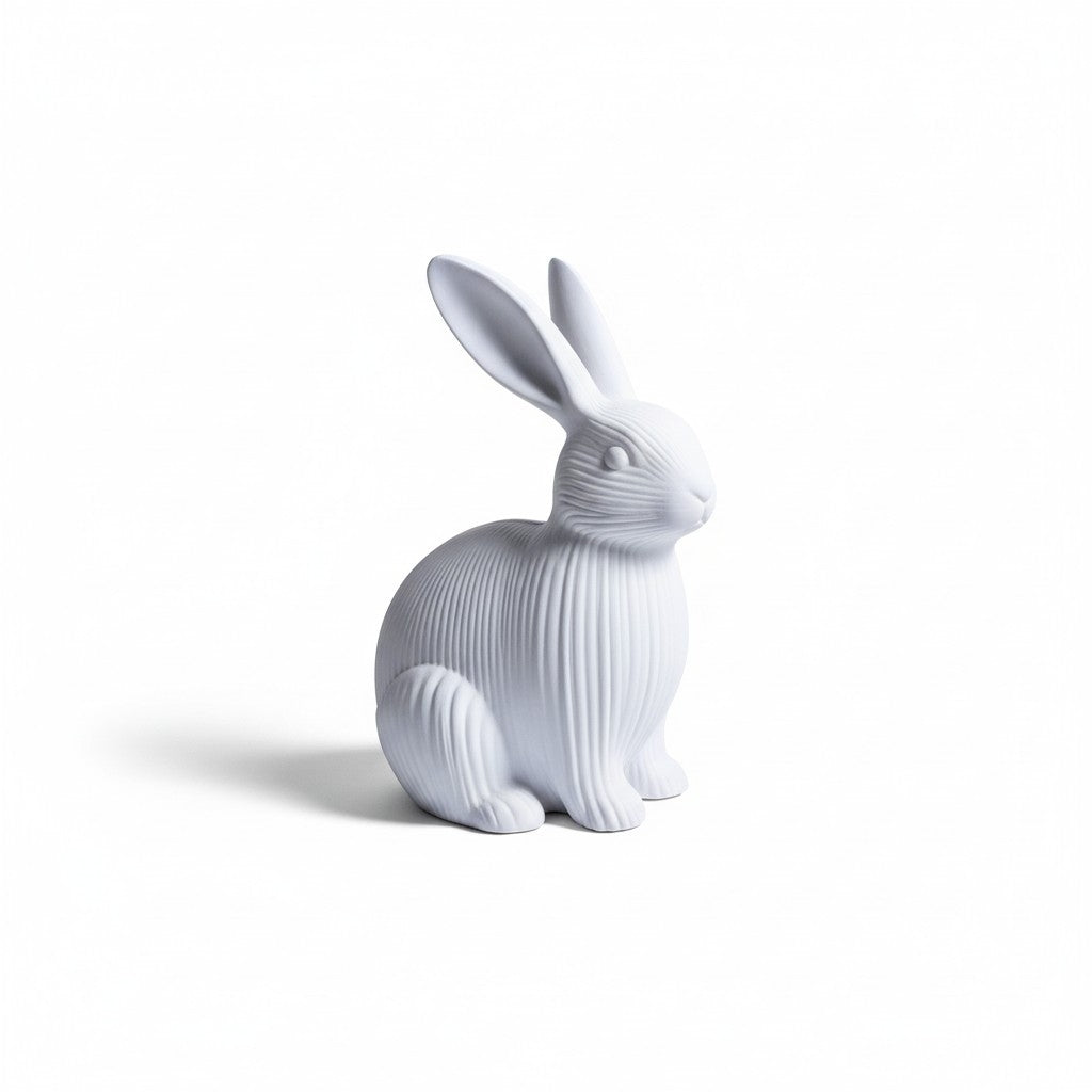Lapin Paques imprimé en 3D | Figurine 3D - POMM Créations