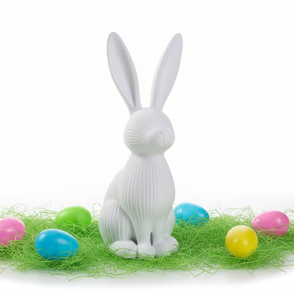 Lapin Debout Paques imprimé en 3D | Figurine 3D - POMM Créations