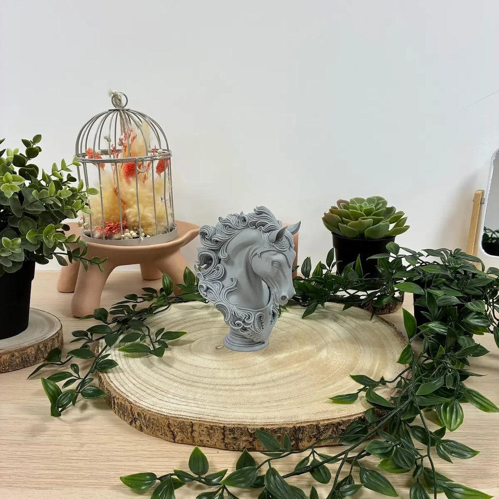 Tête Cheval Carroussel imprimé en 3D | Figurine 3D - POMM Créations