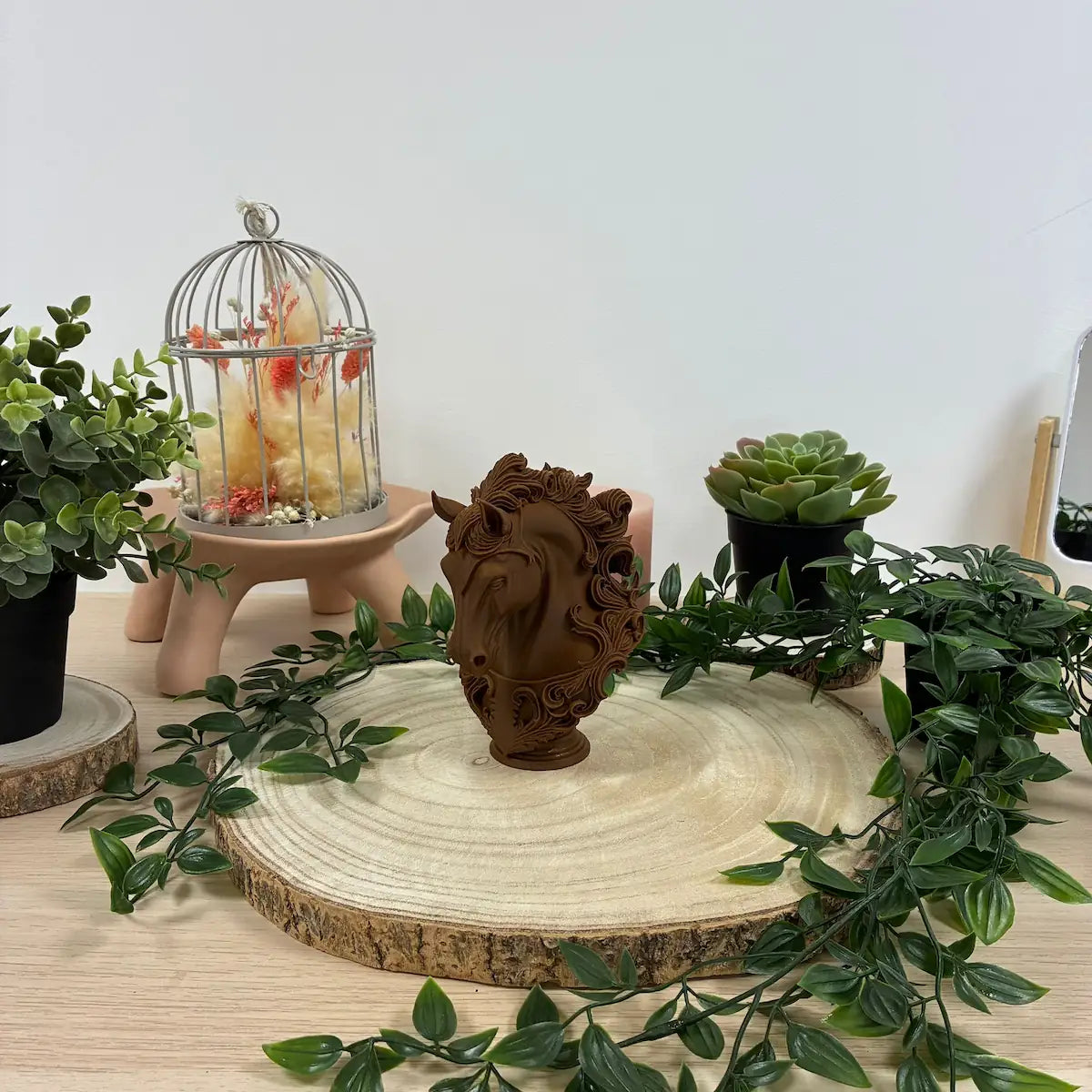Tête Cheval Carroussel imprimé en 3D | Figurine 3D - POMM Créations