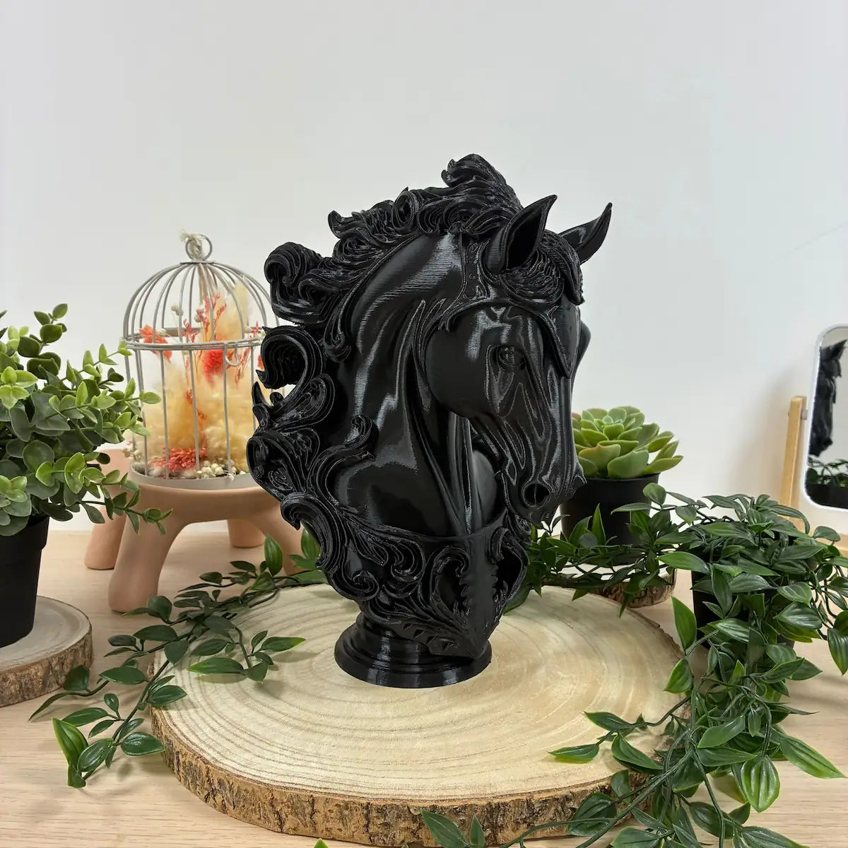Tête Cheval Carroussel imprimé en 3D | Figurine 3D - POMM Créations