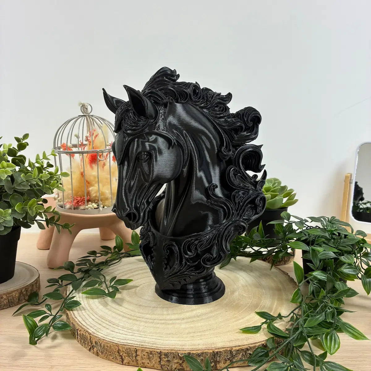 Tête Cheval Carroussel imprimé en 3D | Figurine 3D - POMM Créations