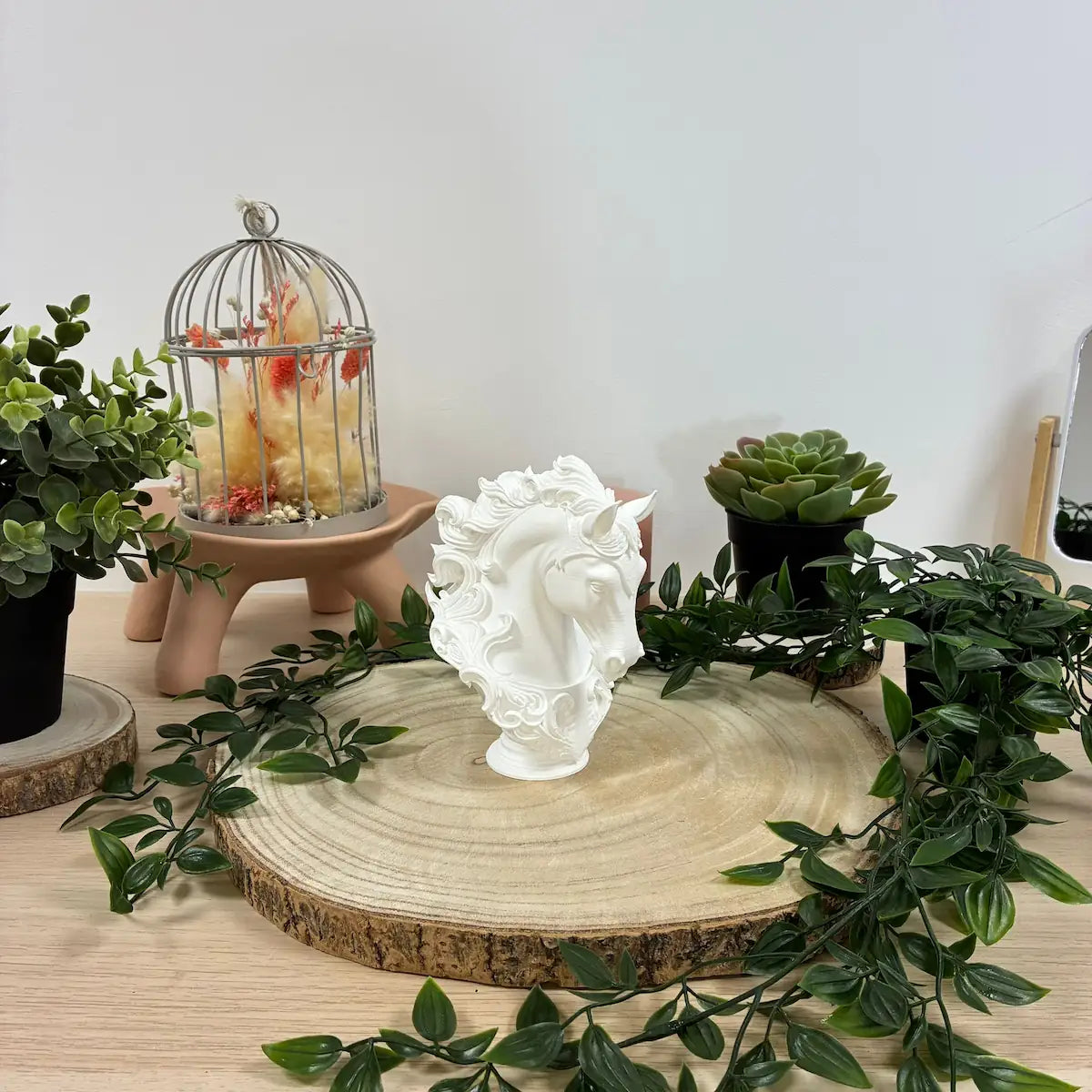 Tête Cheval Carroussel imprimé en 3D | Figurine 3D - POMM Créations