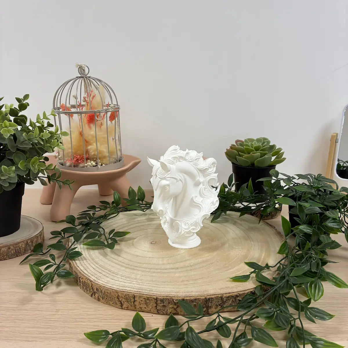 Tête Cheval Carroussel imprimé en 3D | Figurine 3D - POMM Créations