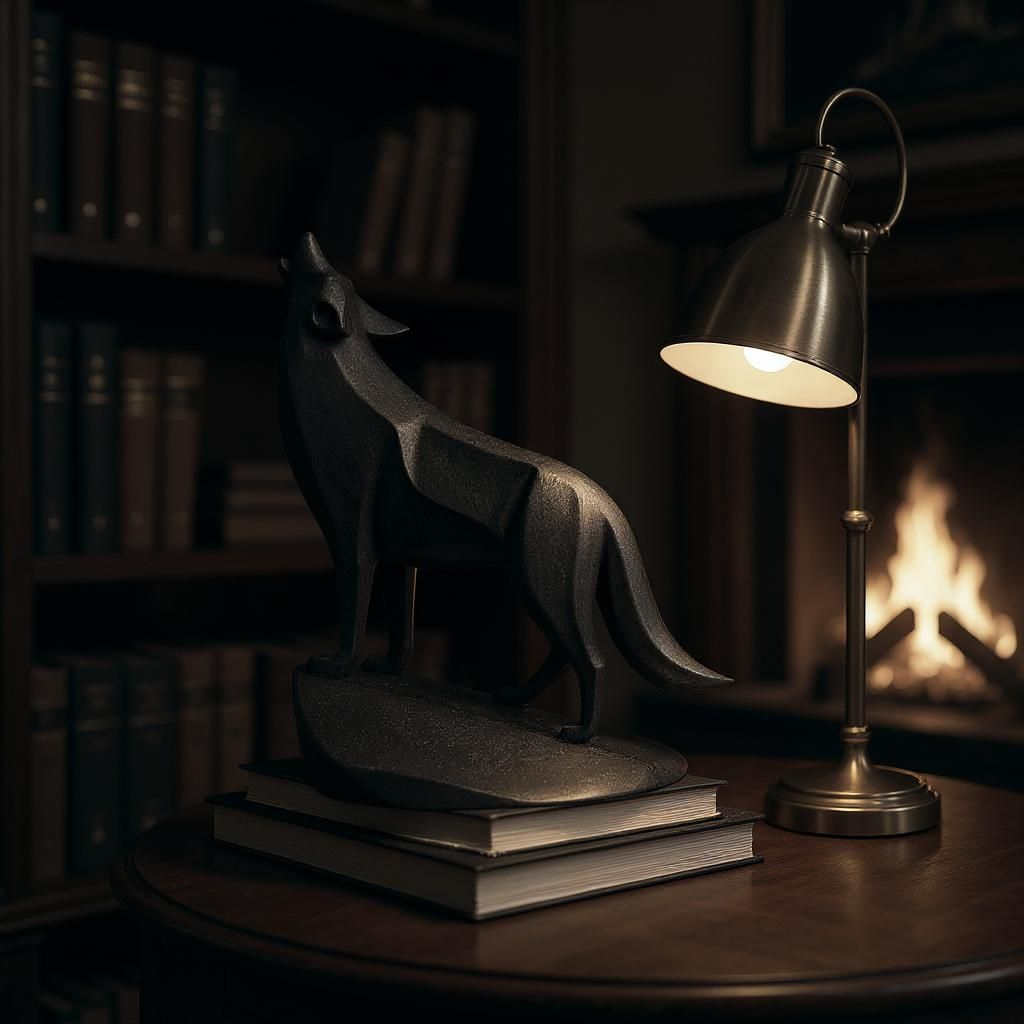 L'appel du loup "Wolf" imprimé en 3D | Figurine 3D - POMM Créations