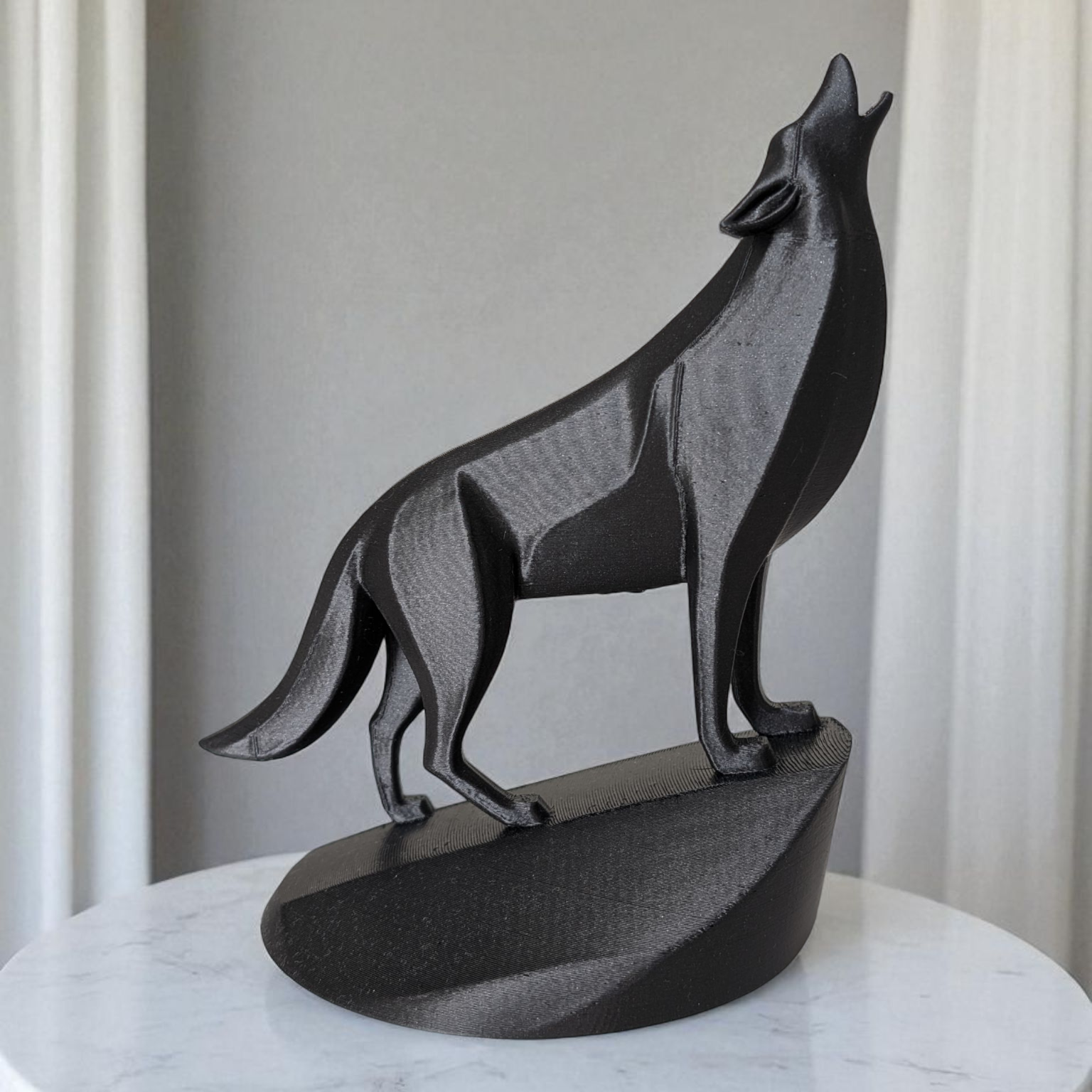 L'appel du loup "Wolf" imprimé en 3D | Figurine 3D - POMM Créations