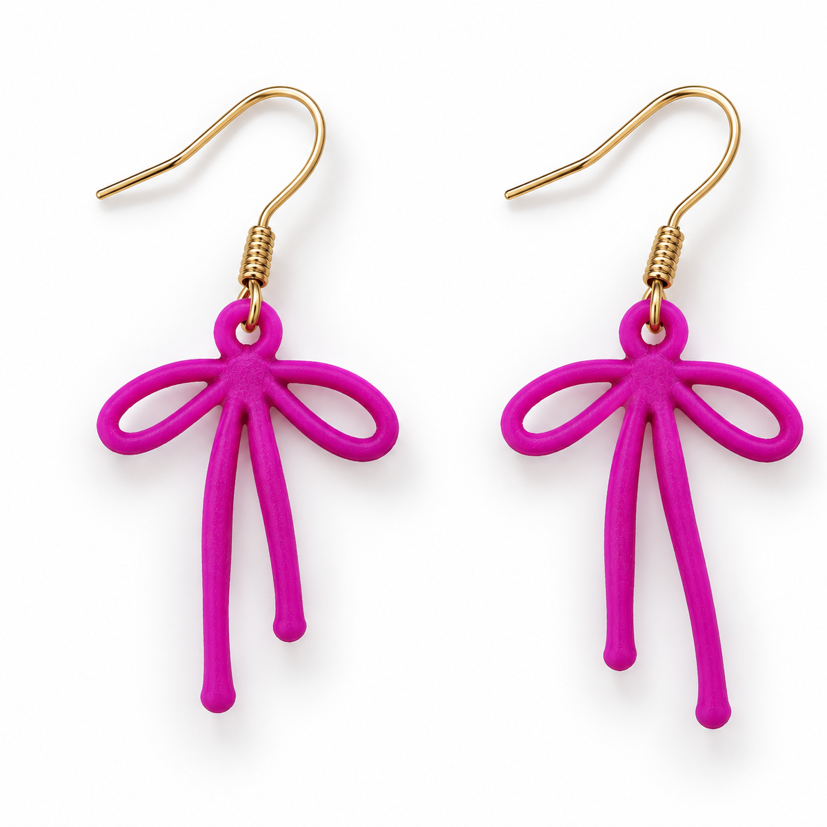 Boucles d'oreilles Nœud de brise en 3D