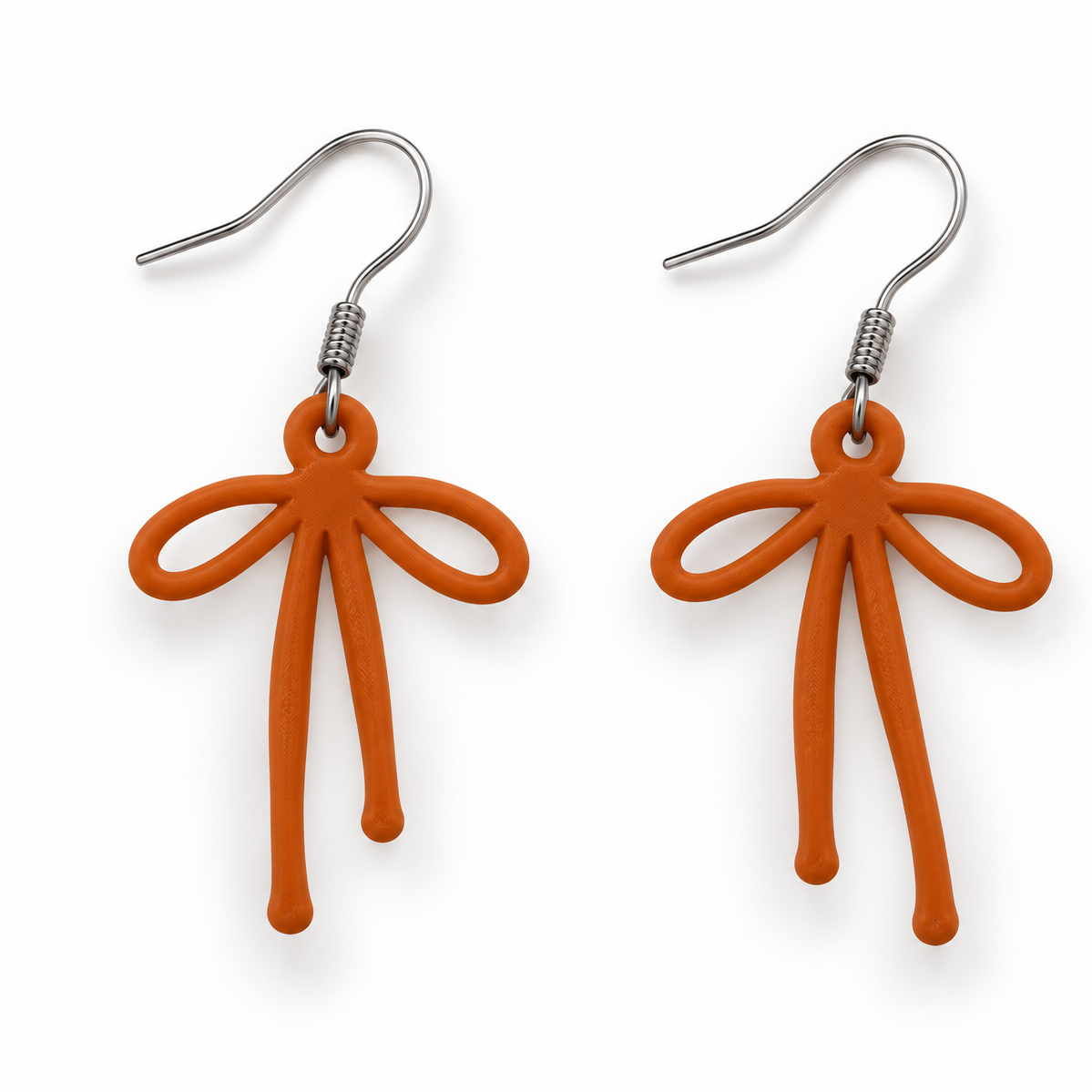 Boucles d'oreilles Nœud de brise en 3D – vue 6