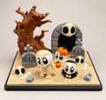 Mini cimetière des fantômes en 3D