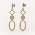 Boucles d'oreilles Éclat urbain en 3D – vue 2